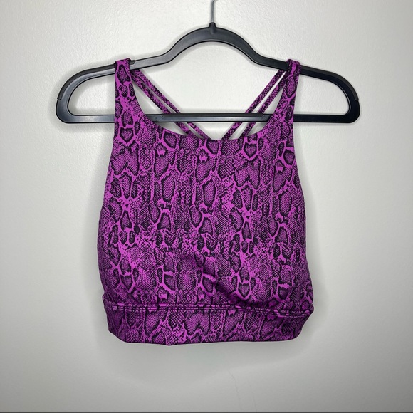 NWOT BUFFBUNNY Evolve Jacquard Sports Bra Disturbia Reptilia Print 3X Plus Size - Picture 3 of 6